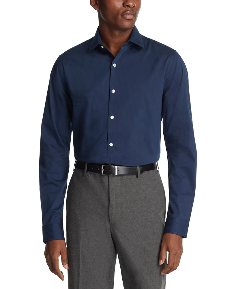 Techni-Cole Stretch, Men's Slim Fit Tonal Stripe Dress Shirt