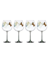 Lenox Butterfly Meadow Balloon Wine Glasses, Set of 4