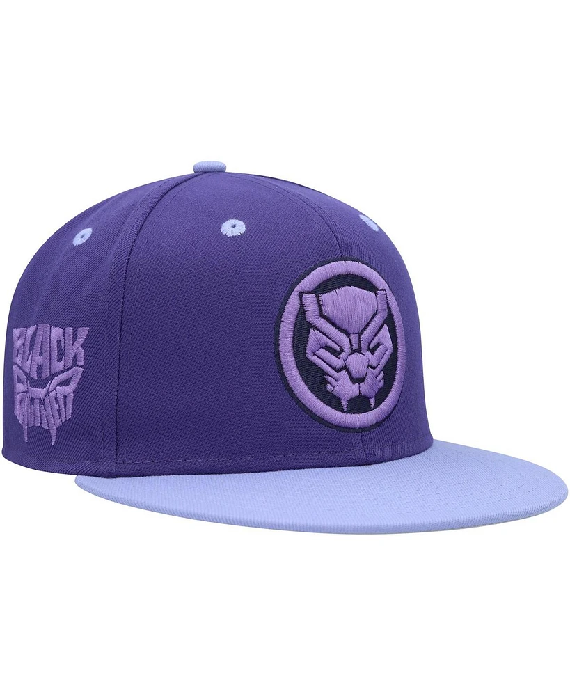 Men's Marvel Purple Black Panther Fitted Hat