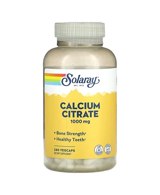 Solaray Calcium Citrate - 240 VegCaps (250 mg per Capsule)