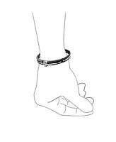 Bling Jewelry Biker Handcuff Bracelet Stainless Steel 8 Inch Clasp