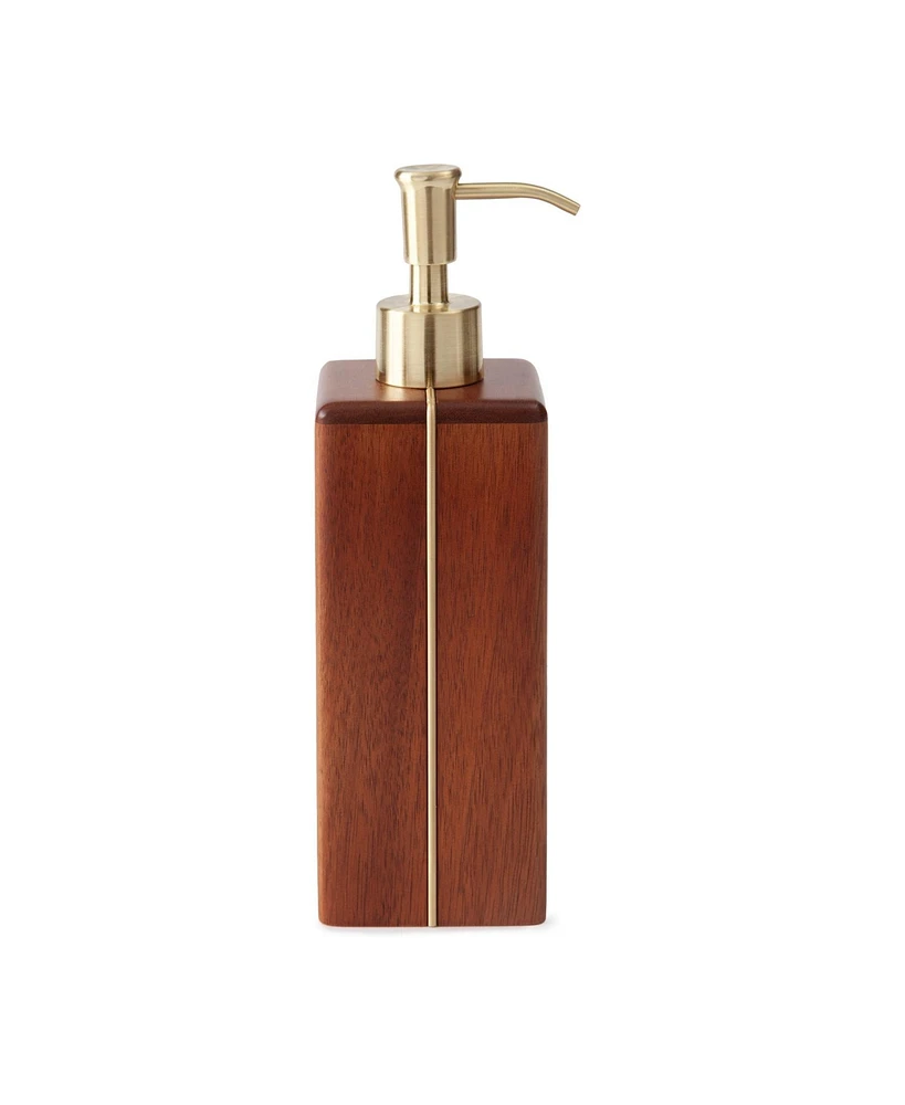 Cassadecor Soho Acacia Wood Soap/Lotion Dispenser