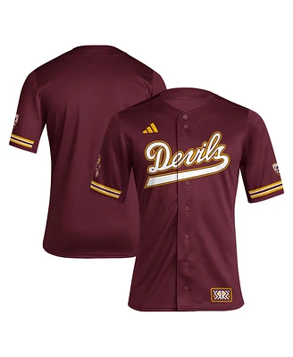 Men's adidas Maroon Arizona State Sun Devils Reverse Retro Replica Baseball Jersey