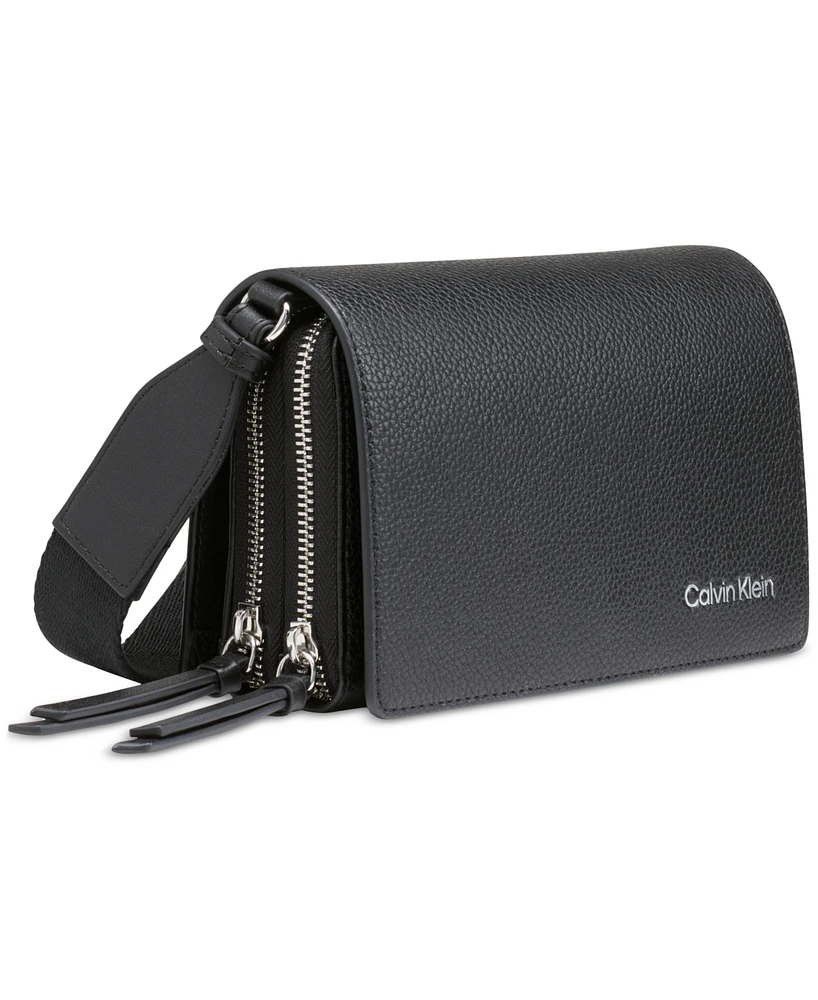 Calvin Klein Millie Double Zip Crossbody Bag