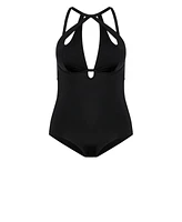 City Chic Plus Cancun Underwire 1 Piece Swimsuit