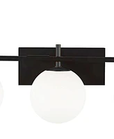 Dainolite 8" Metal, Glass Vanity Light
