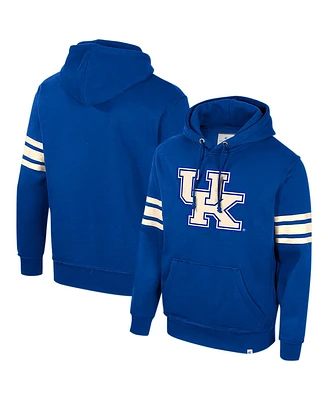 Men's Colosseum Royal Kentucky Wildcats Saluting Pullover Hoodie