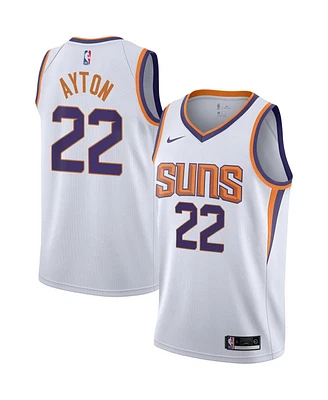 Big Boys Nike Deandre Ayton White Phoenix Suns Swingman Jersey - Association Edition