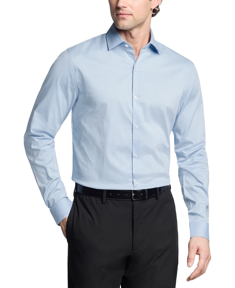 Techni-Cole Stretch, Men's Slim Fit Tonal Stripe Dress Shirt