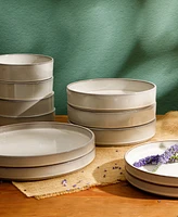 Bloomhouse Moonstone 16 Pc Dinnerware Set, Service for 4