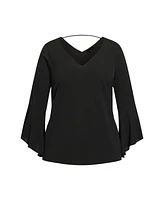 Plus Bell Sleeve Top