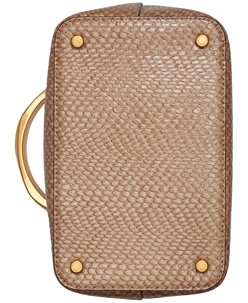 Donna Karan New York Lawrence Python Top Handle Bucket