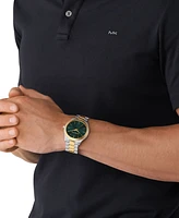 Michael Kors Men's Slim Runway Three-Hand Two-Tone Stainless Steel Watch 44mm