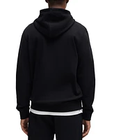 Boss by Hugo Men's Regular-Fit Cotton Terry Logo Patch Hoodie