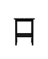 All-Weather Outdoor Patio Poly Adirondack Side Table