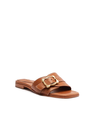 Schutz Women's Wavy Flat Sandals