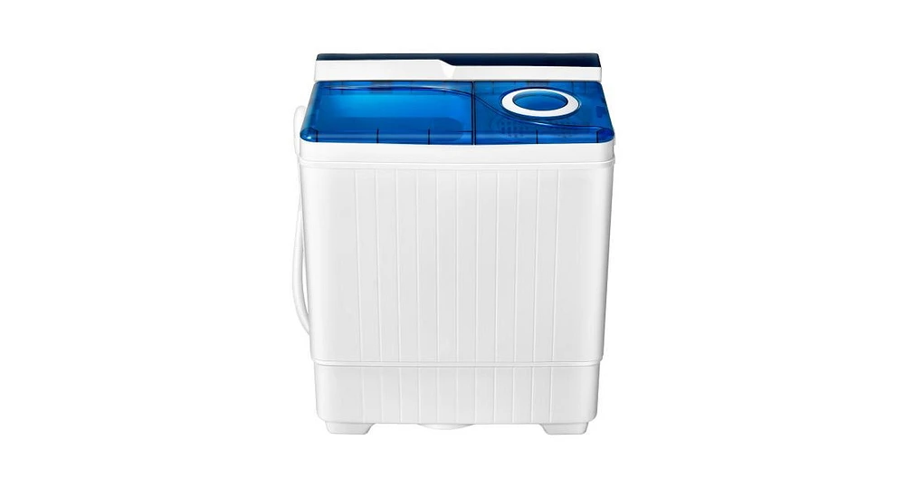 Compact Tub Washer and Spin Dryer, Portable Washing Machine for Small Spaces