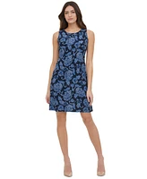 Tommy Hilfiger Women's Floral-Print Sleeveless Mini Dress