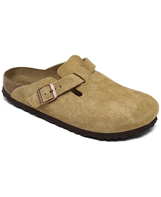 Birkenstock Women's Boston Suede Leather Clogs from Finish Line