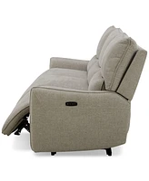 Olper 3-Pc. Fabric Zero Wall Sectional Power Motion Sofa, Created for Macy's