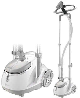 Salav Professional Garment Steamer with Foot Pedal Power Control Silver