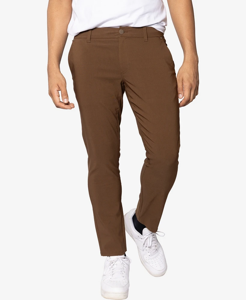 X-Ray Men's Trouser Slit Patch Pocket Nylon Pants