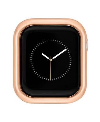 Anne Klein Women's Rose Gold-Tone Alloy Protective Case designed for 41mm Apple Watch