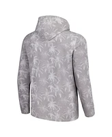 Tommy Bahama Men's Gray San Francisco 49ers Palm Frenzy Hoodie Long Sleeve T-Shirt