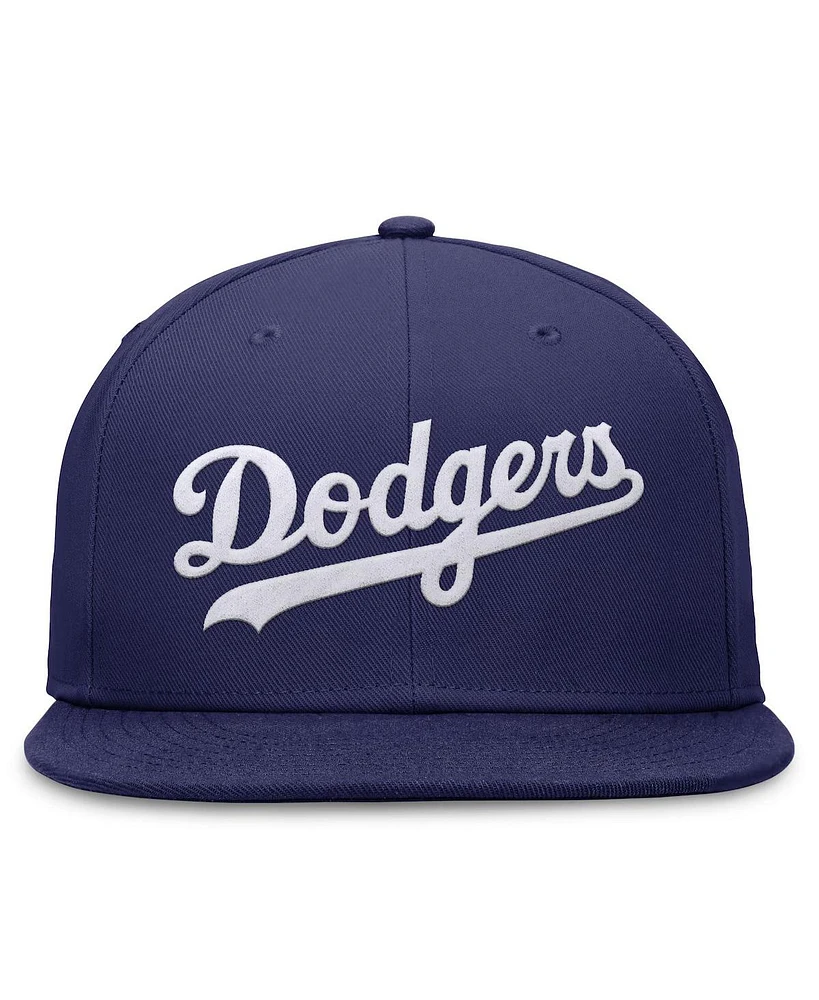 Nike Men's Royal Los Angeles Dodgers Evergreen Performance Fitted Hat