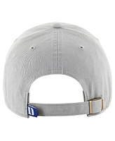 47 Men's Gray Duke Blue Devils Clean Up Adjustable Hat