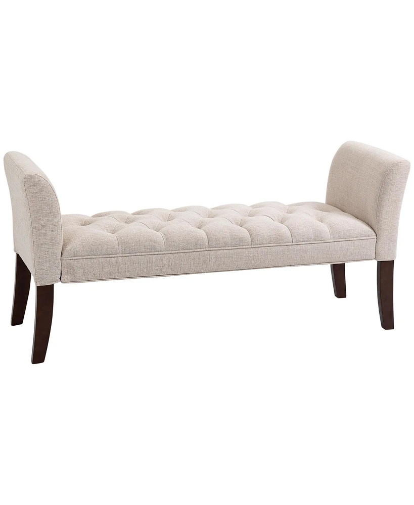 Homcom End of Bed Bench with Button Tufted Design