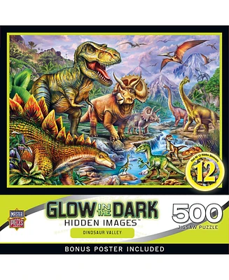 MasterPieces Hidden Images - Dinosaur Valley 500 Piece Jigsaw Puzzle