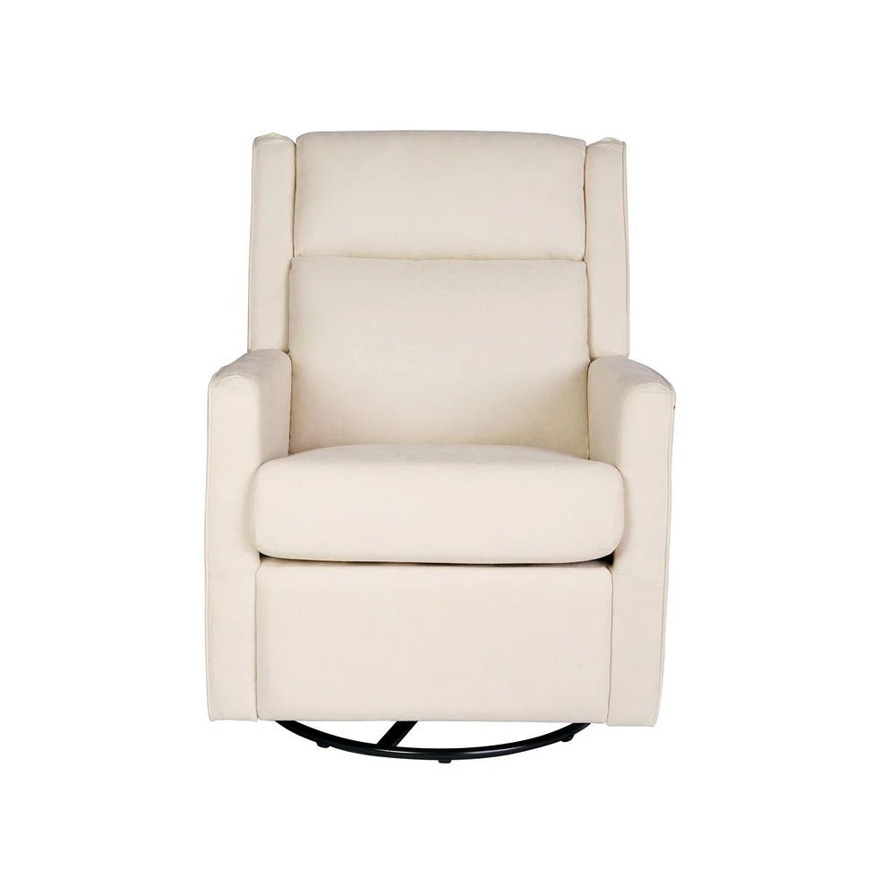 Dara 3-In-1 Traditional Manual Recliner Rocker Swivel Glider Chair