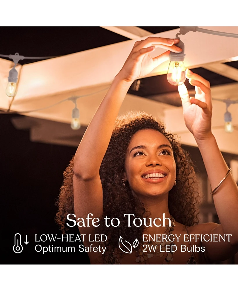 Brightech Ambience Pro 48 ft. Indoor/Outdoor Led Weatherproof String Lights