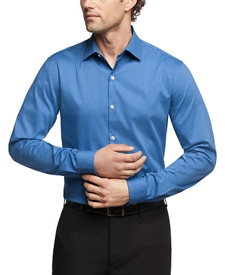 Techni-Cole Stretch, Men's Slim Fit Tonal Stripe Dress Shirt