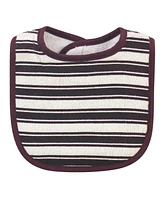 Hudson Baby Infant Boy Cotton Terry Bib and Burp Cloth Set 5pk