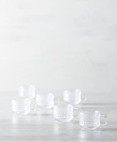 Fortessa Jupiter Clear Espresso Cup 3oz, Set of 6