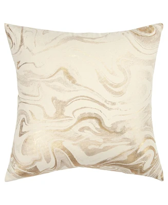 Rizzy Home Abstract Polyester Filled Decorative Pillow, 20" x 20"