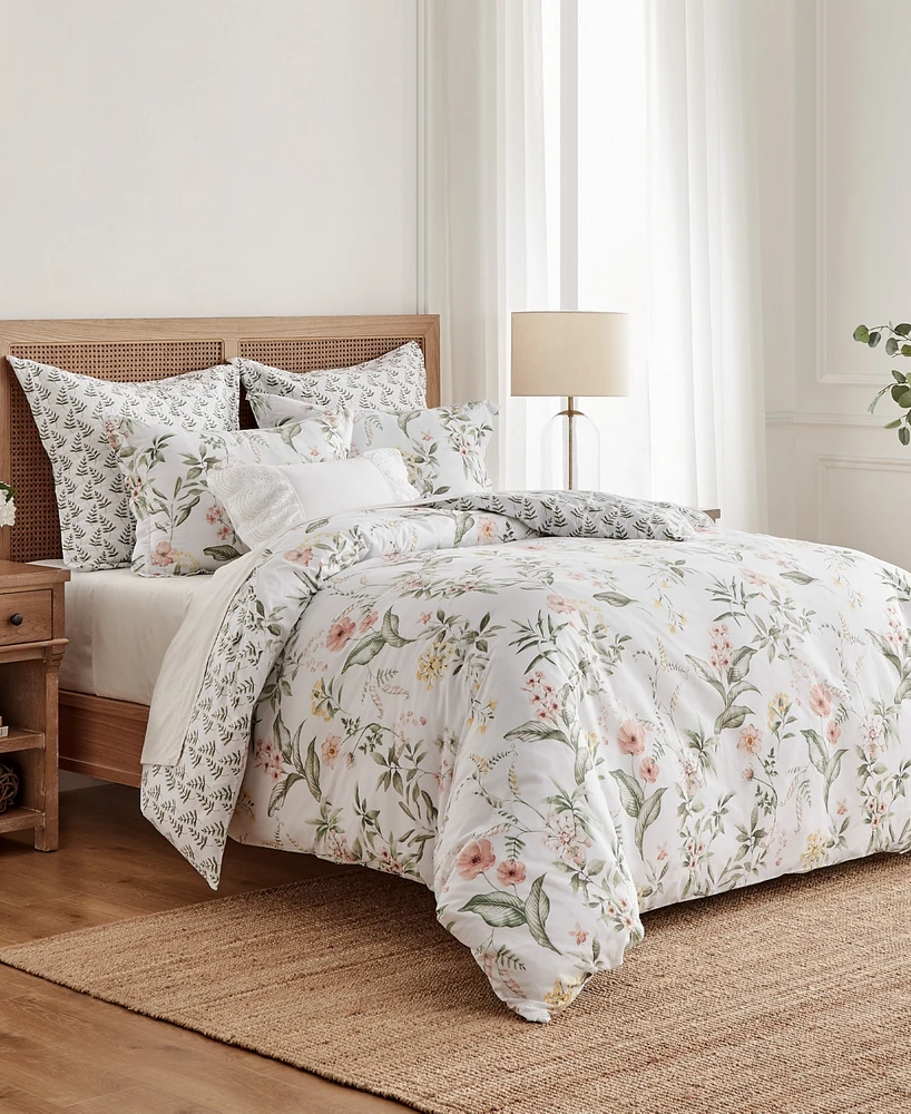 Levtex Viviana Reversible 3-Pc. Duvet Cover Set
