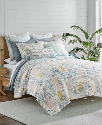 Levtex Ocean Meadow Reversible 3-Pc. Quilt Set, Full/Queen