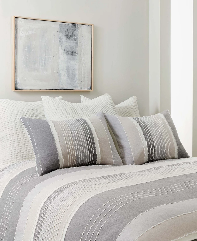 Levtex Santander Textured 3-Pc. Duvet Cover Set, Full/Queen