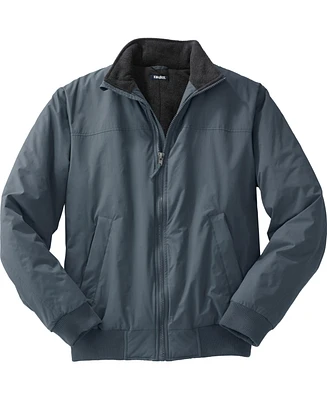 KingSize Men's Fleece-Lined Bomber Jacket