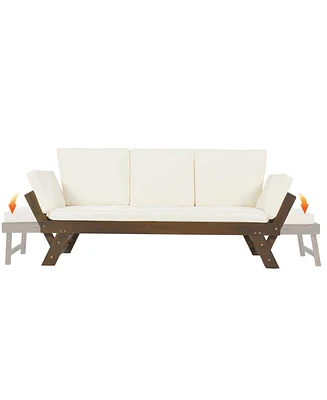 Wooden Daybed Sofa Chaise Lounge for Small Outdoor Spaces