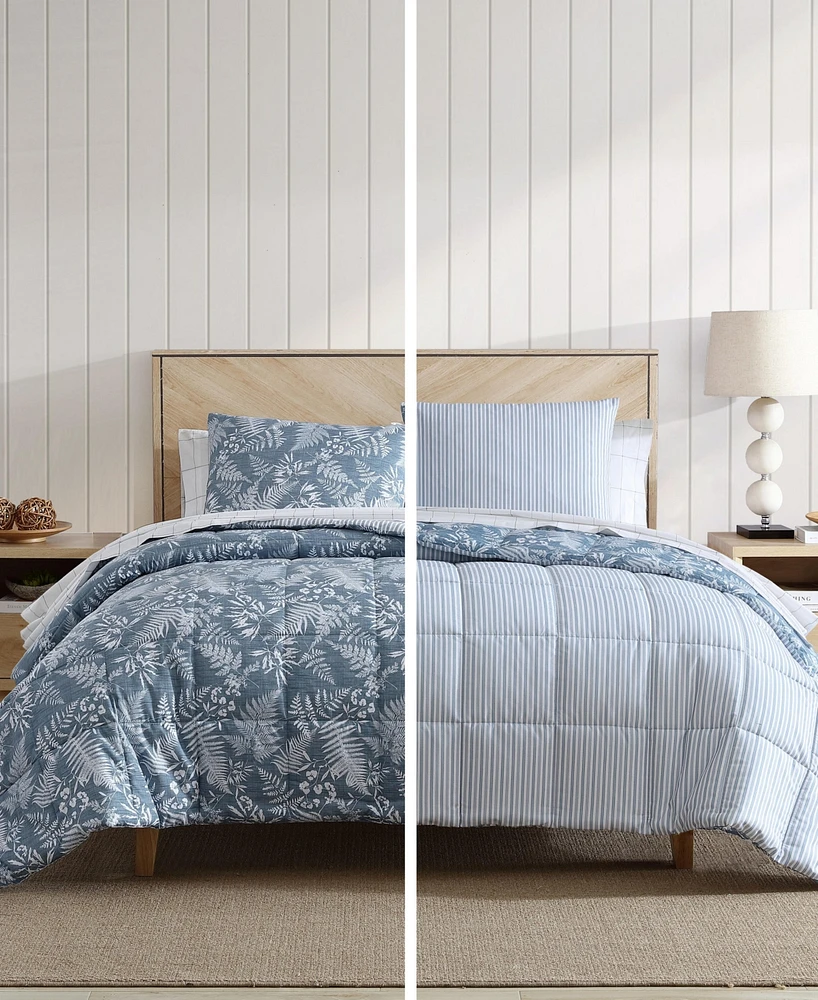 Eddie Bauer Fern Garden Reversible Piece Comforter Set