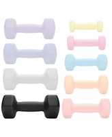 Philosophy Gym Neoprene Dumbbell Hexagon Hand Weights, 10 lb Pair - 20 lb Total