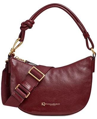 Donna Karan New York Roslyn Small Leather Hobo Bag