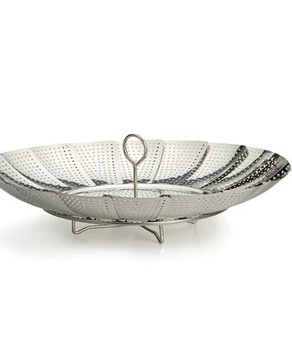 Rsvp International Endurance Precision Pierced Stainless Steel 9.5" Vegetable Steamer