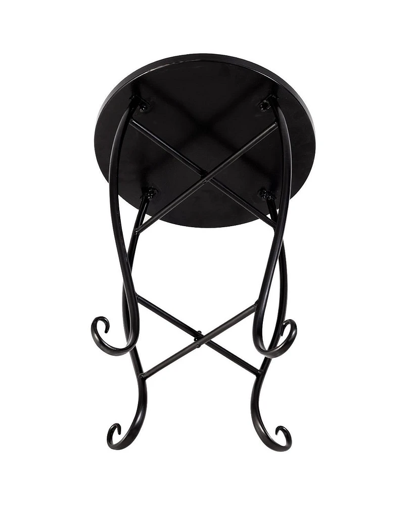 Outdoor Indoor Accent Table Plant Stand Cobalt