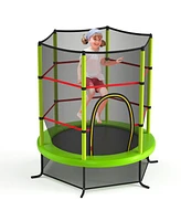 55" Kids Trampoline Bouncing Jumping Mat Recreational