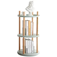 Streamdale Furniture 360 Rotating Bookshelf with Large Storage Space